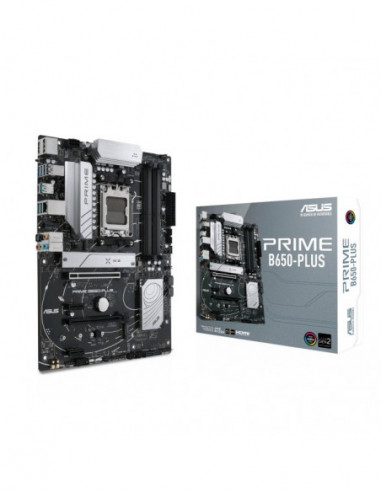 Материнские платы с процессором AM4/AM3/FM2 ASUS PRIME B650-PLUS, Socket AM5, AMD B650, 14Phases, Dual 4xDDR5-6400, APU AMD grap