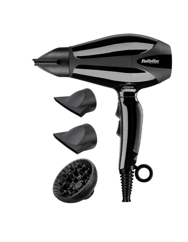 Фен BaByliss Compact Pro 6715E, 2400 Вт, Чёрный