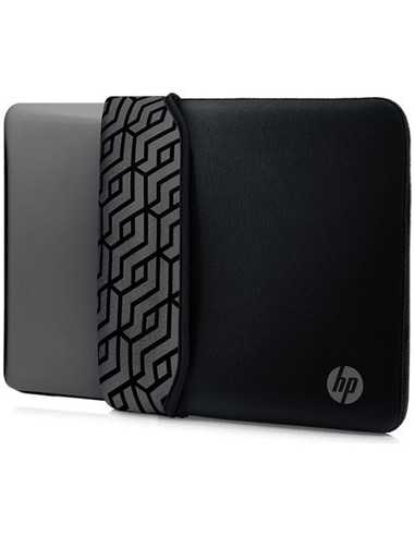 Genți 15.6 NB Sleeve - HP Reversible Protective 15.6 Geo Laptop Neoprene Sleeve, Zipper-Less Enclosure.
