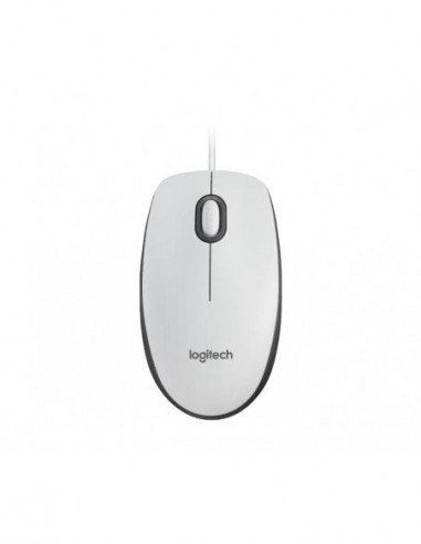 Мыши Logitech Logitech M100 Optical Mouse, White, USB EMEA-914