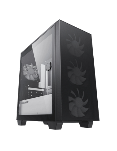 Carcasă PC Gamemax Aero Mini ECO, Micro-ATX, Fără PSU, Negru