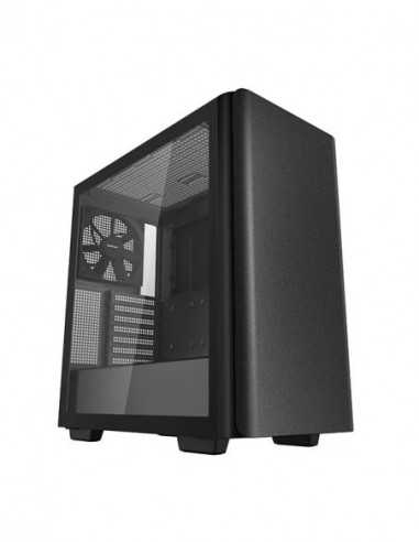 Корпуса Deepcool DEEPCOOL CK500 ATX Case, with Side-Window (Tempered Glass Side Panel), without PSU, Tool-less, Pre-installed: F
