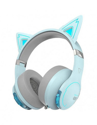 Наушники Edifier Edifier HECATE G5BT CAT Blue Bluetooth Gaming On-ear headphones with microphone, RGB, 3.5mm Bluetooth V5.2, P