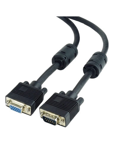 Cablu Video Cablexpert CC-PPVGAX-6B, VGA D-Sub (M) - VGA D-Sub (F), 1,8m, Negru