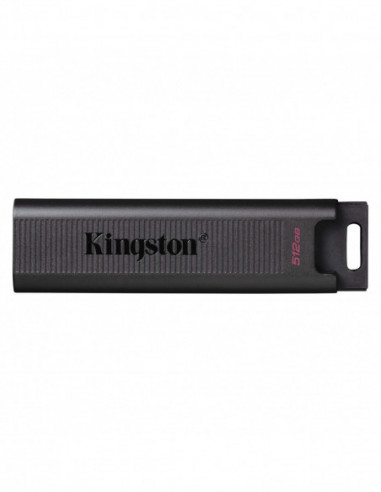 Блоки питания для ПК NZXT 512GB USB-C3.2 Kingston DataTraveler Max, Black, USB-C, Unique Design (Read Up to 1000MBs, Write 900MB