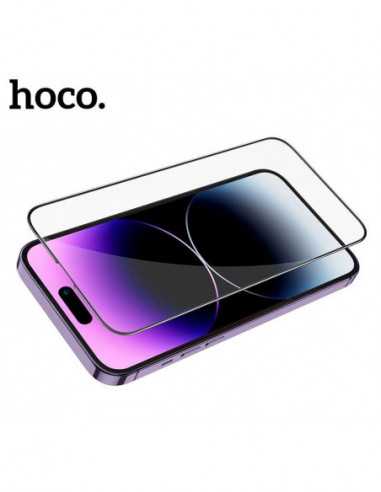 Accesorii GSM Pelicula de protectie Screen Protector HOCO G12 Tempered Glass (unpackaged) for Apple iPhone 14 Pro, Full scree