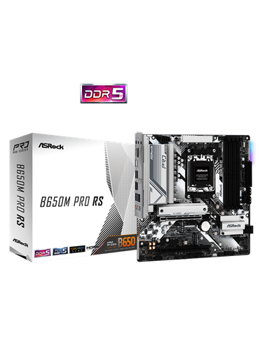 Материнская плата ASRock B650M PRO RS, AM5, AMD B650, Micro-ATX