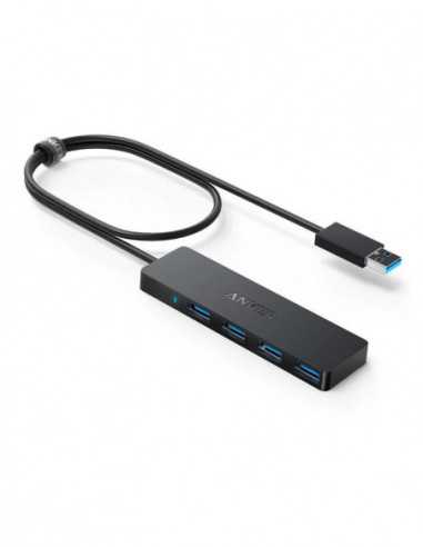 USB-концентраторы Anker 4-Port USB 3.0 Ultra Slim Data Hub, black