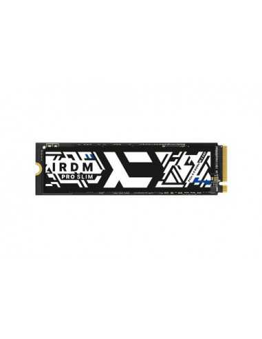 M.2 PCIe NVMe SSD M.2 NVMe SSD 1.0TB GOODRAM IRDM PRO SLIM, Interface: PCIe4.0 x4 NVMe1.4, M2 Type 2280 form factor, Sequential