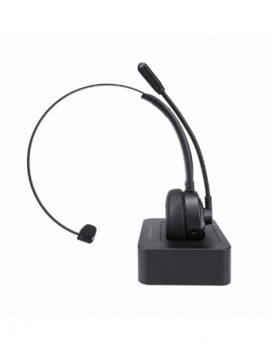 Наушники Gembird Gembird BTHS-M-01 Bluetooth call center headset with built-in microphone, mono, Bluetooth v5.0, LED, up to 12 h