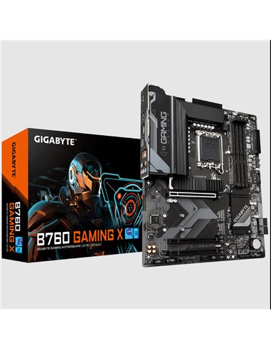 Материнская плата Gigabyte B760 GAMING X, LGA1700, Intel B760, ATX