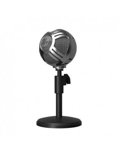 Microfoane PC AROZZI Sfera entry level USB microphone with simple plug-and-play feature with Cardioid pick-up pattern, 1,8m, chr
