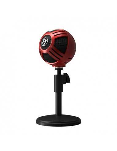 Microfoane PC AROZZI Sfera entry level USB microphone with simple plug-and-play feature with Cardioid pick-up pattern, 1,8m, red