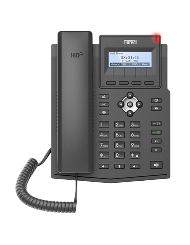 Telefon IP Fanvil X1SG, Negru