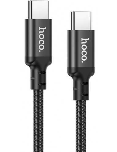 Cabluri Cable USB-C to USB-C HOCO “X14 Double speed”, 1m, Black, Fast Charge, up to 60W, High-power notebook charging, Char