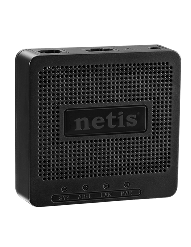 Modem ADSL Netis DL4201, ADSL/ADSL2/ADSL2 + până la 24 Mbps, Negru