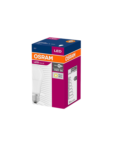 Bec cu LED Osram VALUECLA100 13W/827, E27, Alb