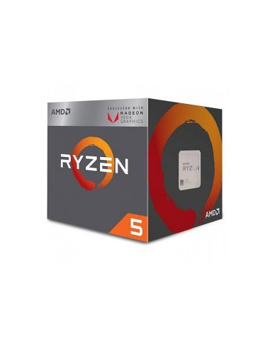 Procesor AM4 AMD Ryzen 5 2400G, Socket AM4, 3.6-3.9GHz (4C8T), 2MB L2 + 4MB L3 Cache, Integrated Radeon Vega 11 Graphics, 14nm 6