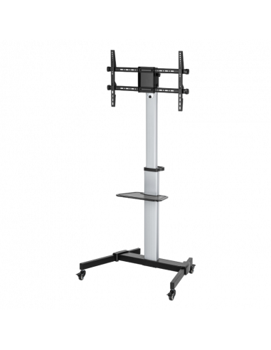 Suport pentru TV pe picior Reflecta Elegant 86P-Shelf, Argintiu
