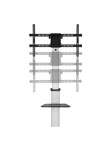 Suport pentru TV pe picior Reflecta Elegant 86P-Shelf, Argintiu