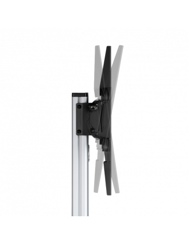 Подставка под телевизор на ножке Reflecta Elegant 86P-Shelf, Серебристый