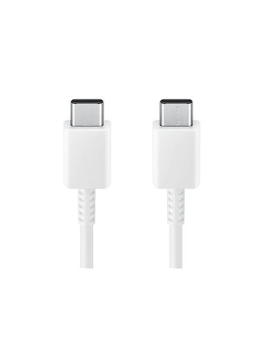 Cablu încărcare și sincronizare Samsung USB-C to USB-C Cable 3A, USB Type-C/USB Type-C, 1,8m, Alb