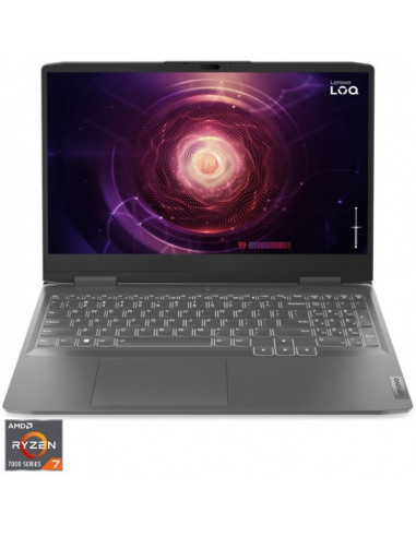 Laptopuri pentru jocuri Lenovo LOQ 15APH8 Storm Grey 15.6 IPS WQHD (2560x1440) 350nits, 100 sRGB, 165Hz (AMD Ryzen 7 7840HS 8xC