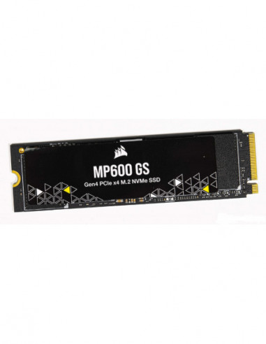 M.2 PCIe NVMe SSD M.2 NVMe SSD 500GB Corsair MP600 GS, Interface: PCIe4.0 x4 NVMe1.4, M2 Type 2280 form factor, Sequential Read