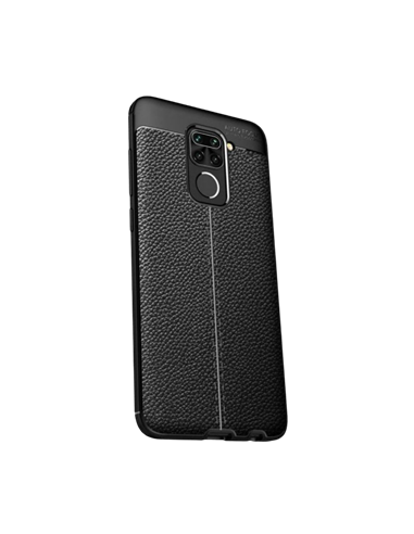 Husă Xcover RedMi 9 - Leather, Negru