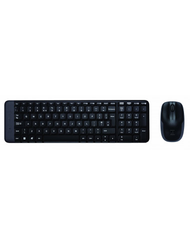 Клавиатуры Logitech Logitech Wireless Combo MK220, Keyboard Mouse, USB, US INTL EER, Retail