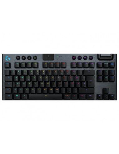 Tastaturi Logitech Logitech Gaming Mechanical Keyboard G915 TKL Tenkeyless LIGHTSPEED Wireless RGB, Low Profile, 5 Dedicated G-