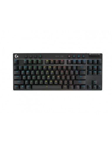 Tastaturi Logitech Logitech Gaming Keyboard G PRO X TKL LIGHTSPEED Gaming Keyboard - BLACK - US INTL - 2.4GHZBT - EMEA28-935 - T