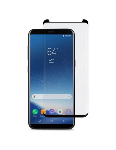 Sticlă de protecție QUMO IonGlass - Galaxy S9+, Negru