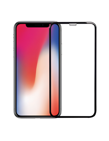 Sticlă de protecție Cellularline Impact Glass Capsule - iPhone XS Max/11 Pro Max, Negru