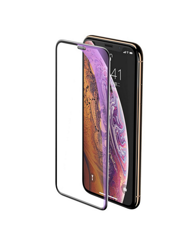 Sticlă de protecție Cellularline Tempered Glass for iPhone X/XS/11 Pro, Negru