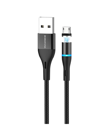 Кабель для зарядки и синхронизации XO NB125, USB Type-A/micro-USB, 1м, Чёрный