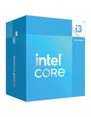 Procesor 1700 Alder Lake Intel Core i3-14100, S1700, 3.5-4.7GHz, 4C (4P+0Е) 8T, 12MB L3 + 5MB L2 Cache, Intel UHD Graphics 730,