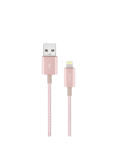 Кабель для зарядки и синхронизации Moshi iPhone Lighting USB Cable, USB Type-A/Lightning, 1,2м, Розовый