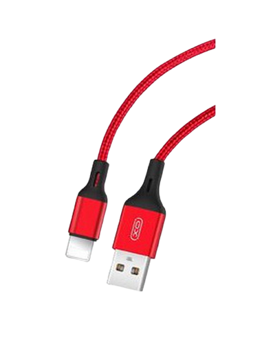 Cablu încărcare și sincronizare XO NB143, USB Type-A/Lightning, 2m, Roșu