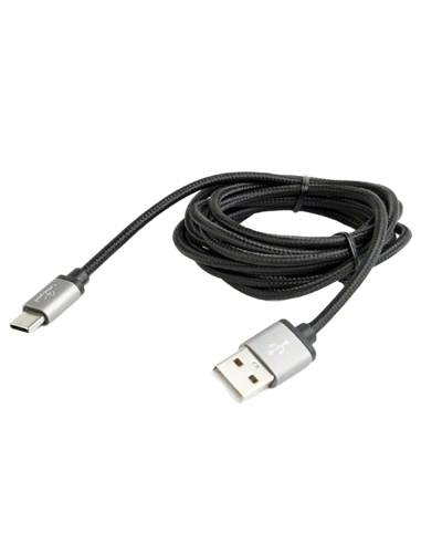 Кабель для зарядки и синхронизации Cablexpert CCB-mUSB2B-AMCM-6, USB Type-A/USB Type-C, 1,8м, Чёрный