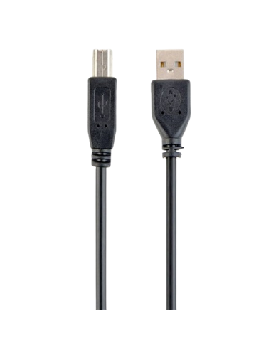 Адаптер USB Cablexpert CCP-USB2-AMBM-1M, USB Type-A/USB Type-B, 1м, Чёрный