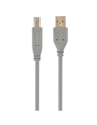 Cablu de comunicație Cablexpert CCP-USB2-AMBM-6G, USB Type-A/USB Type-B, 1,8m, Gri