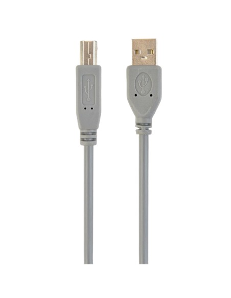 Cablu de comunicație Cablexpert CCP-USB2-AMBM-6G, USB Type-A/USB Type-B, 1,8m, Gri