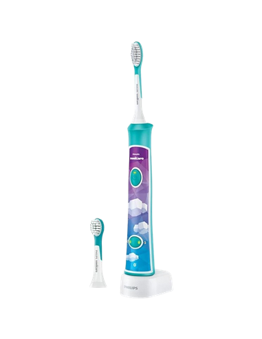 Звуковая зубная щетка PHILIPS Sonicare For Kids HX6322/04, Бирюзовый