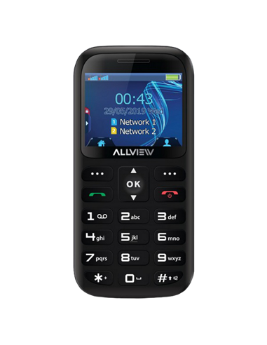 Telefon mobil Allview D2 Senior, 0,03GB/32MB, Negru