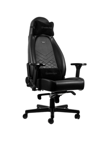 Игровое кресло Noblechairs Icon, Искусственная кожа, Чёрный