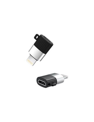 Adaptor USB XO NB149B, micro-USB (F)/Lightning, Negru