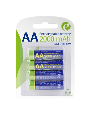 Acumulatori Energenie EG-BA-AA20R4-01, AA, 2000mAh, 4buc.