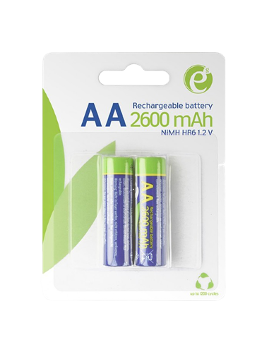 Аккумуляторы Energenie EG-BA-AA26-01, AA, 2600мА·ч, 2шт.