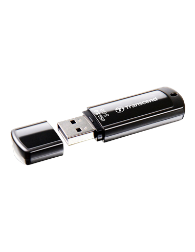 USB Flash накопитель Transcend JetFlash 350, 8Гб, Чёрный